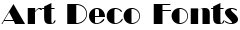 Art Deco Fonts