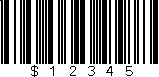 Codabar bar code