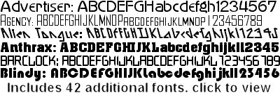 Headline font sample
