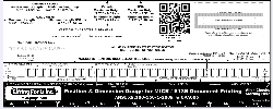 MICR check printing gauge