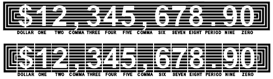 PCL MICR Package Secure Font Set